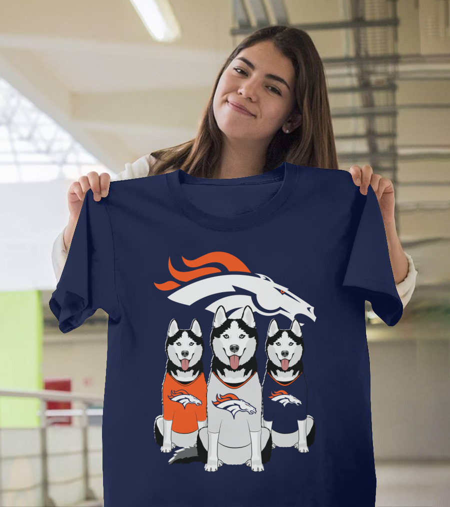 Denver Broncos Husky Trio T-Shirt