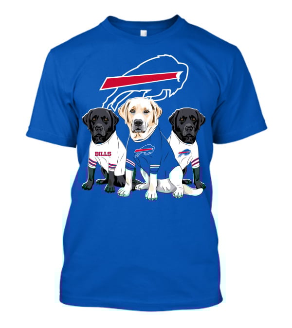 Buffalo Bills Labrador Retriever Trio T-Shirt