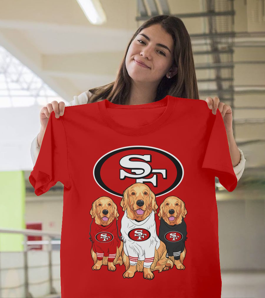 San Francisco 49ers Golden Retrievers T-Shirt