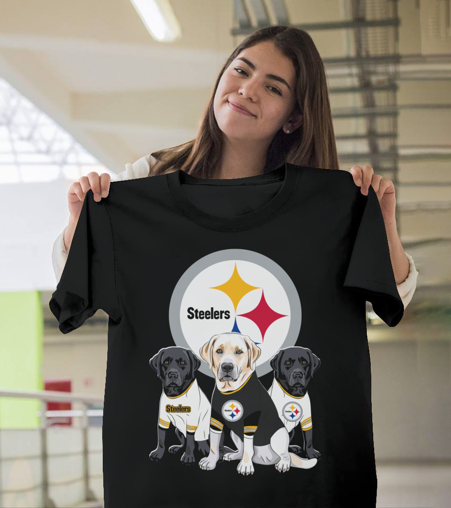 Steelers Labrador Trio T-Shirt