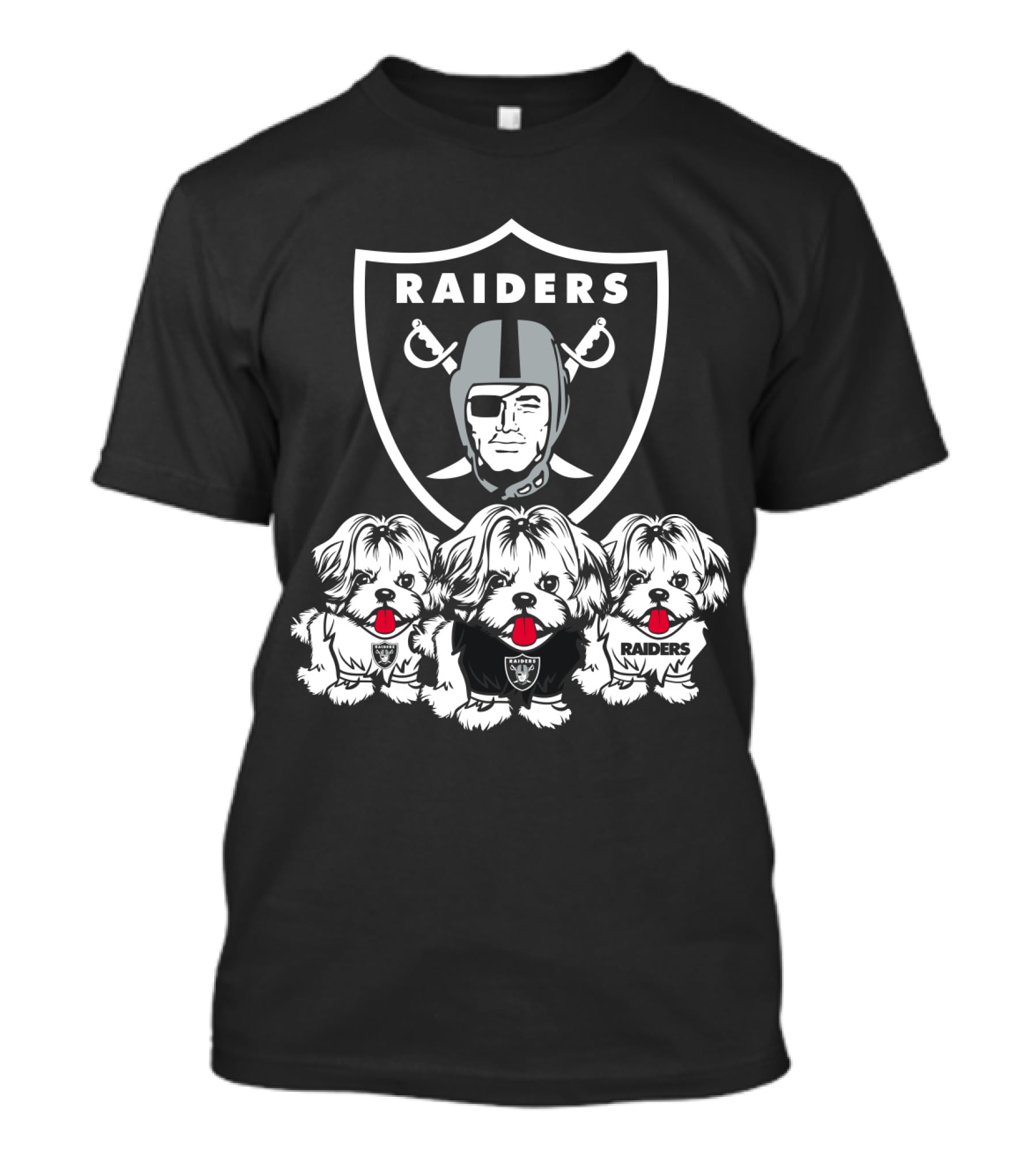 Raiders Shih Tzu T-Shirt