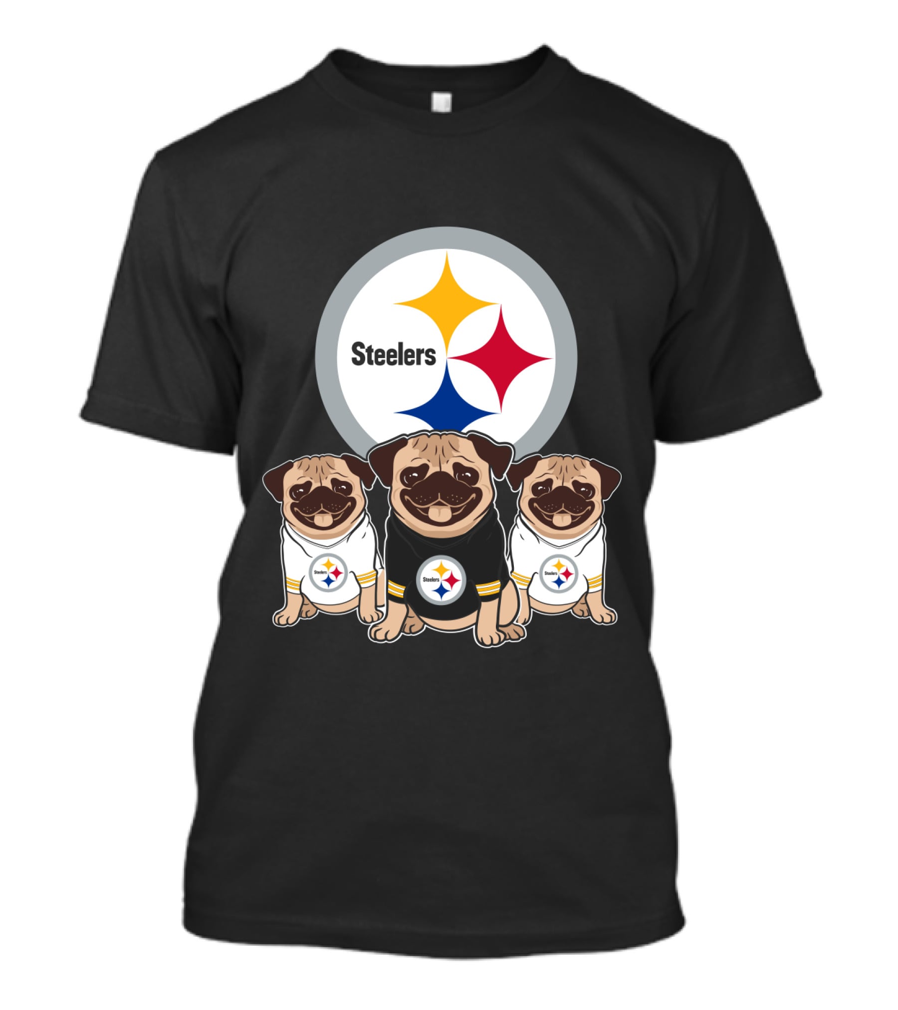 Steelers Pug T-Shirt