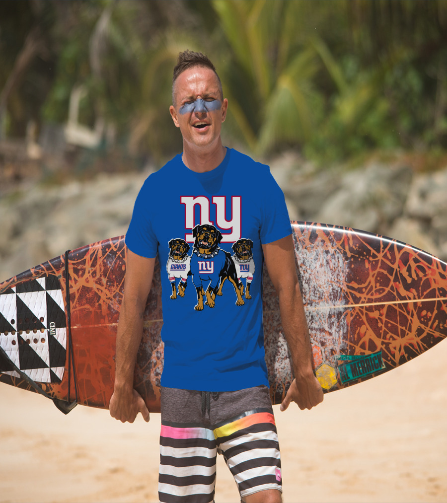 New York Giants Rottweiler T-Shirt