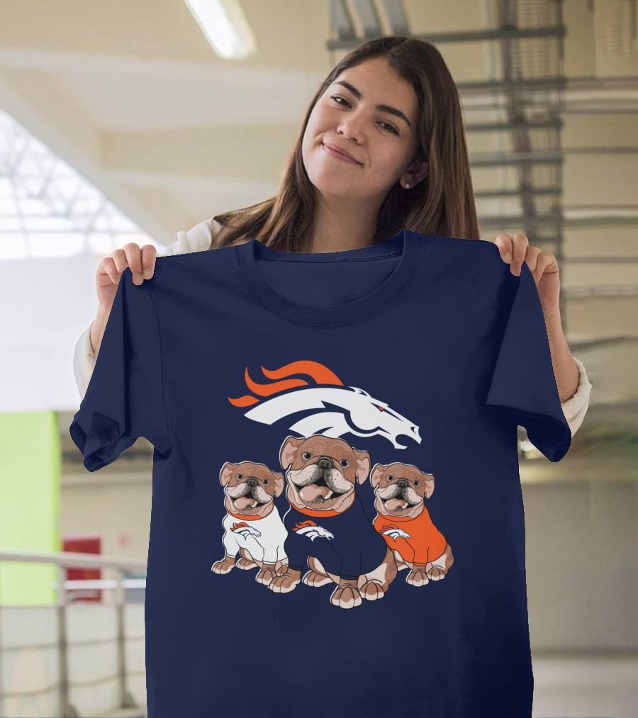 Denver Broncos Bulldog Trio T-Shirt