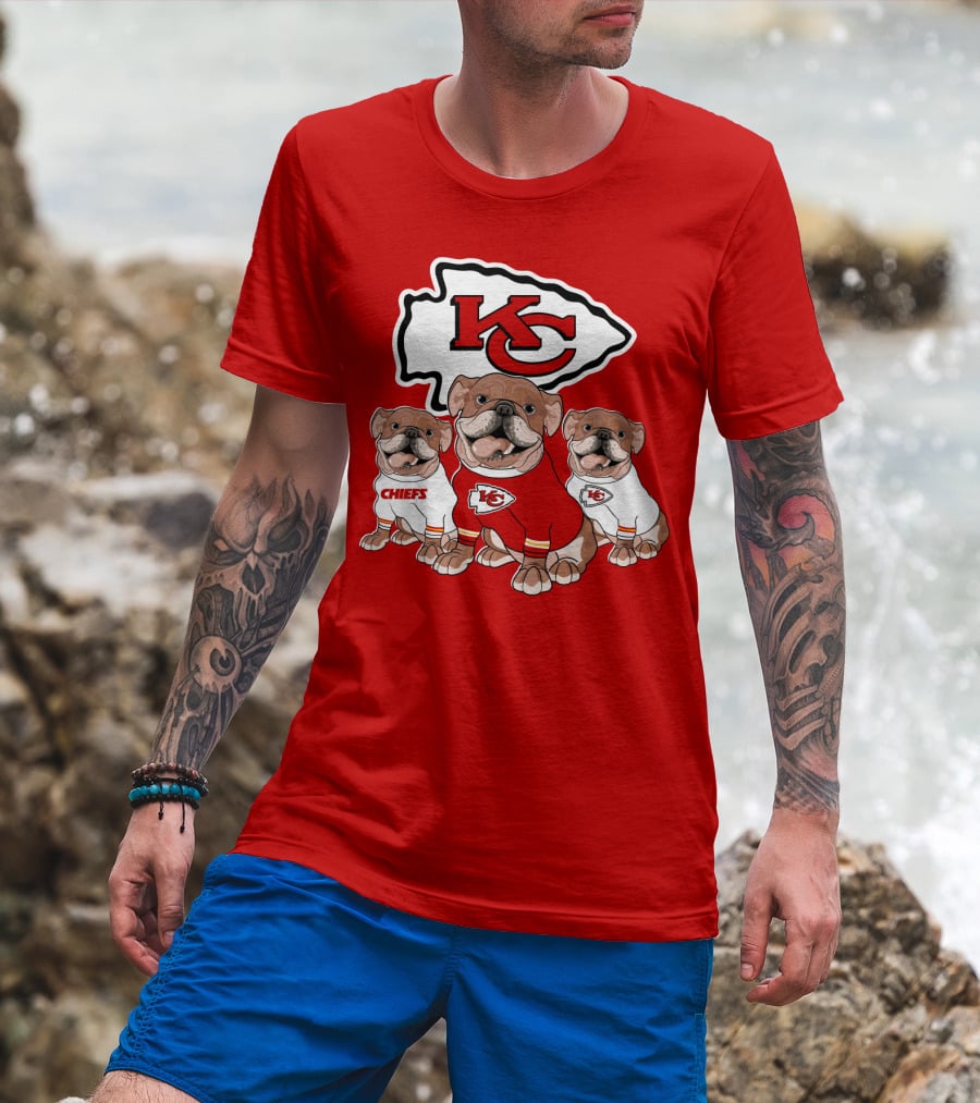 Kansas City Chiefs Bulldog T-Shirt