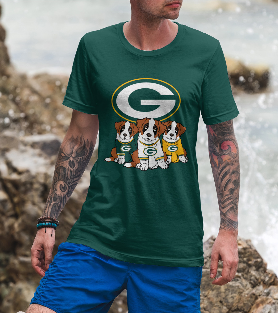 Green Bay Packers Saint Bernard T-Shirt