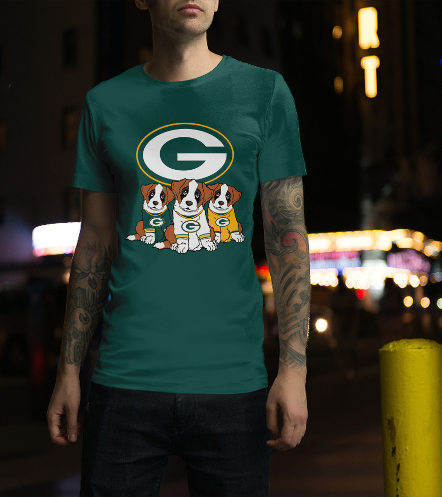 Green Bay Packers Saint Bernard T-Shirt