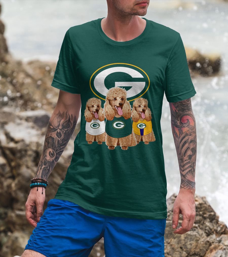 Packers Poodle Gang Football T-Shirt