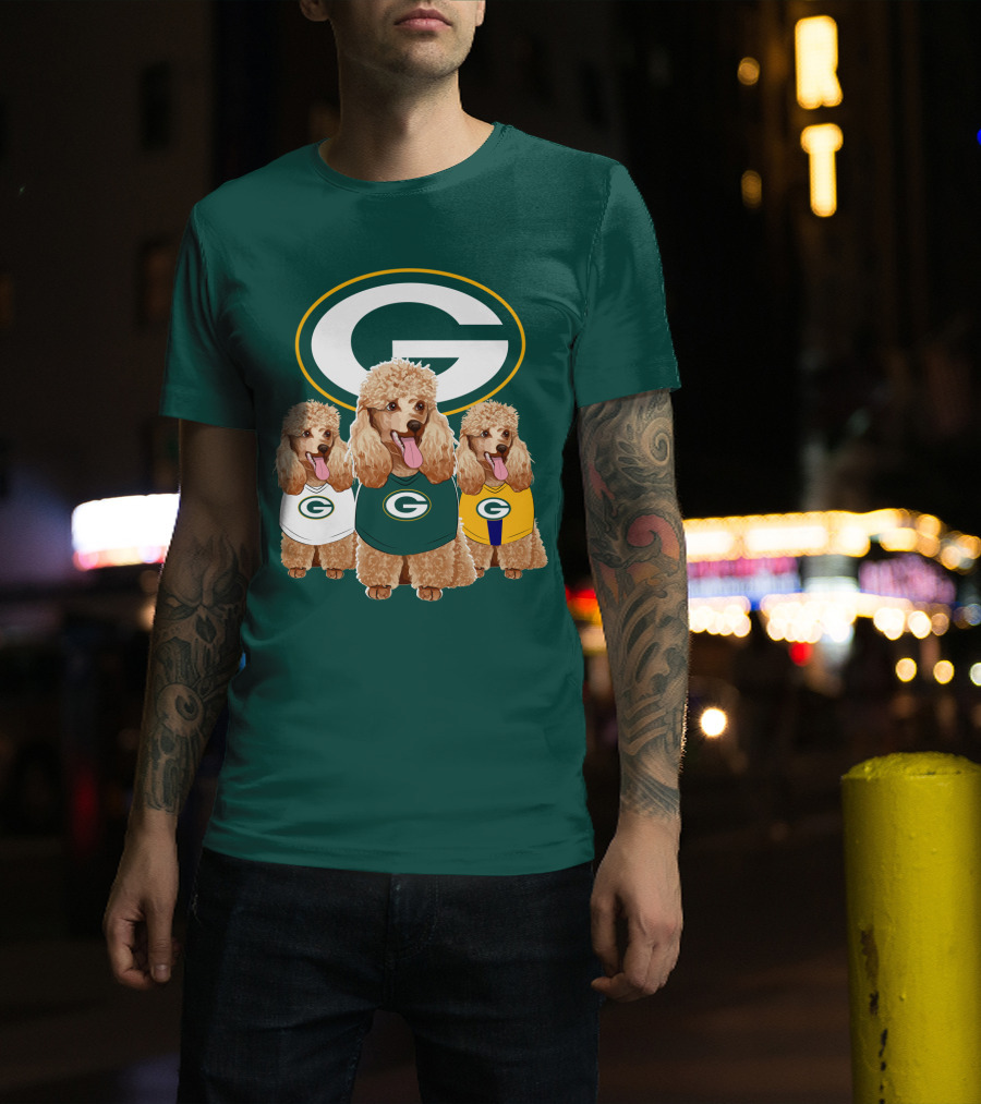 Packers Poodle Gang Football T-Shirt