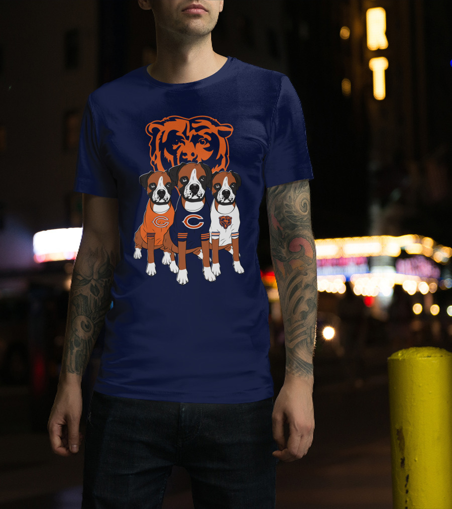 Chicago Bears Trio Boxer T-Shirt