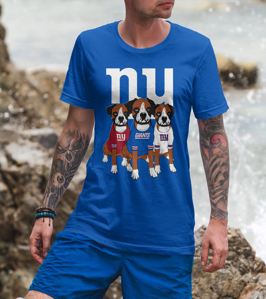 New York Giants Three Boxer T-Shirt