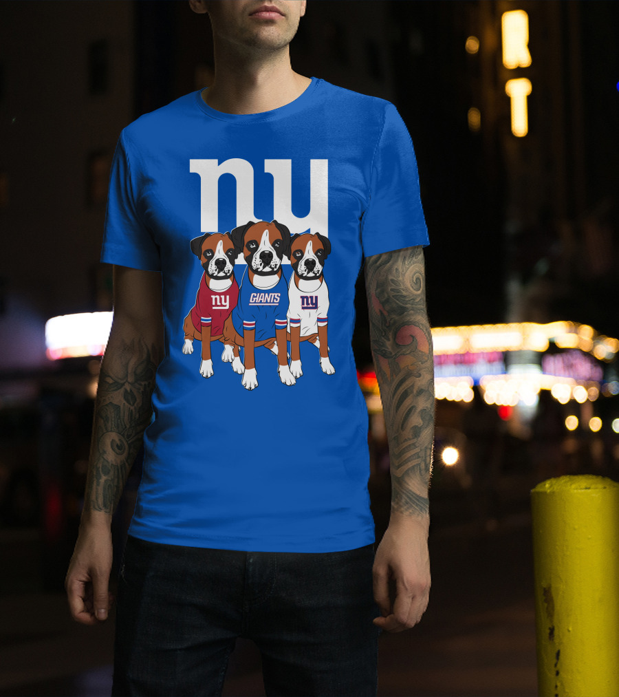 New York Giants Three Boxer T-Shirt