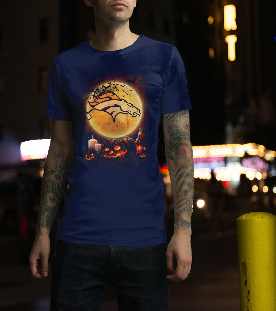 Denver Broncos Halloween T-Shirt