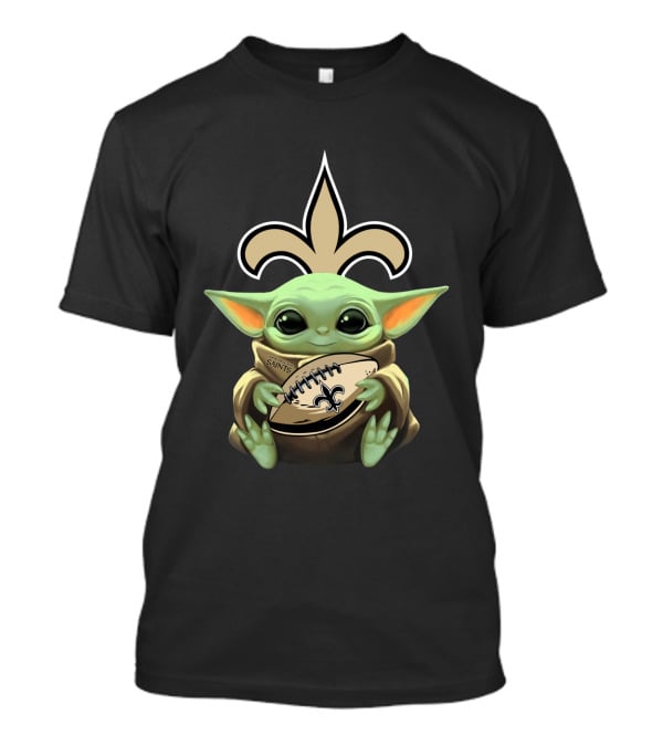 Babyyoda New Orleans Saints Football T-Shirt
