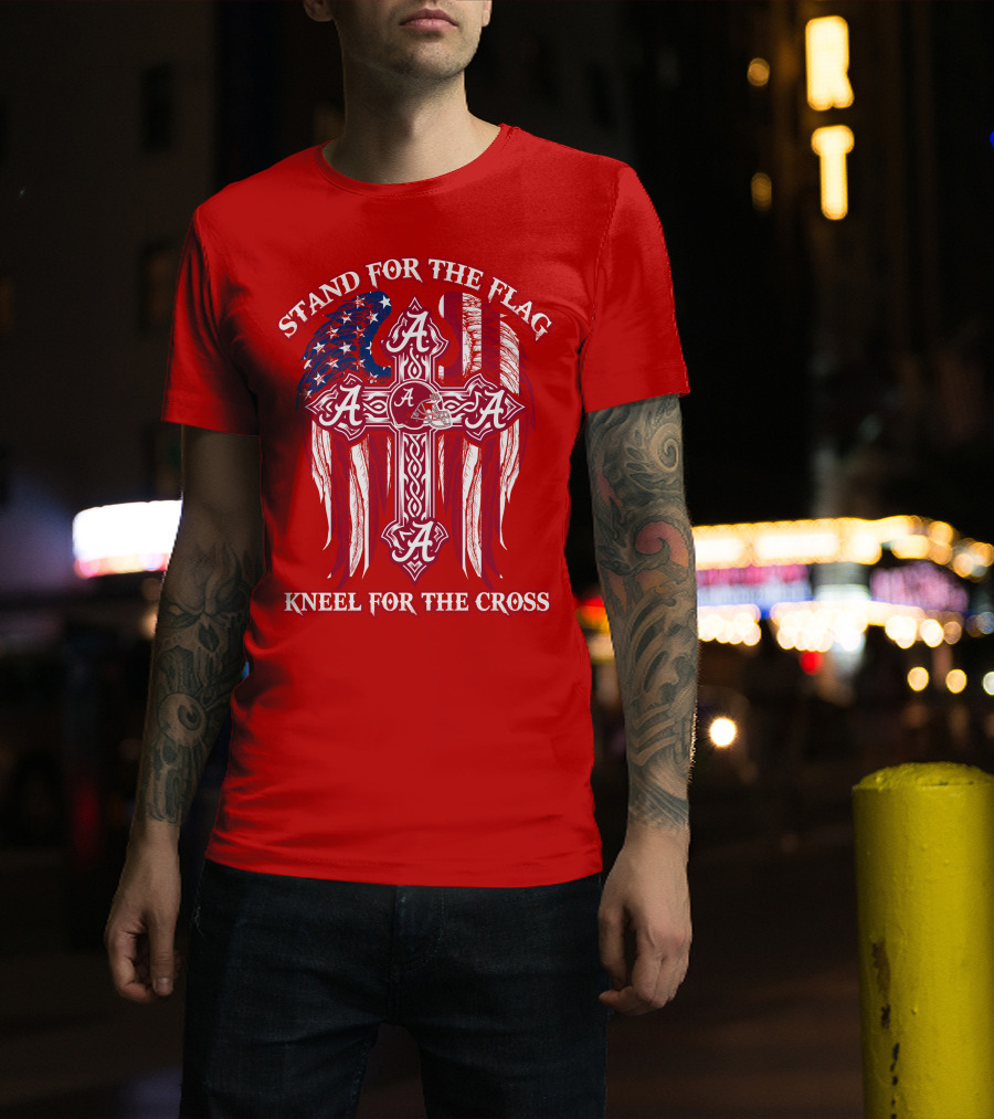 Stand For The Flag Kneel For The Cross Alabama A T-Shirt