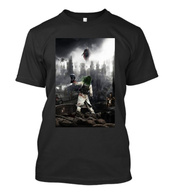 Betrayal Swat Superman Post-Apocalyptic Scene T-Shirt