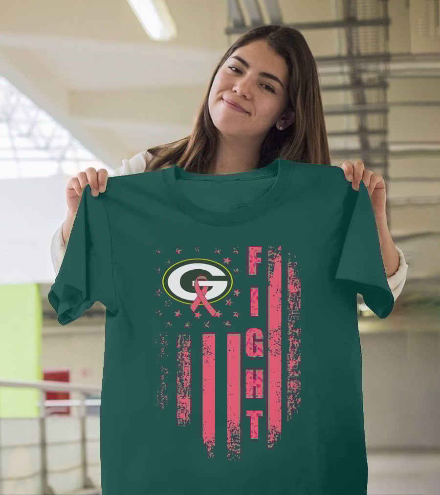 Green Bay Packers Fight Breast Cancer T-Shirt