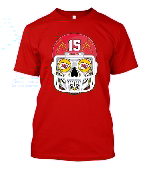 Chiefs Skull Helmet T-Shirt