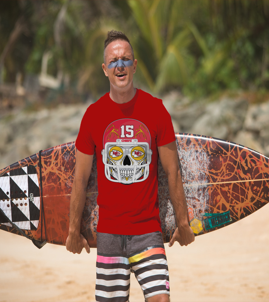 Chiefs Skull Helmet T-Shirt