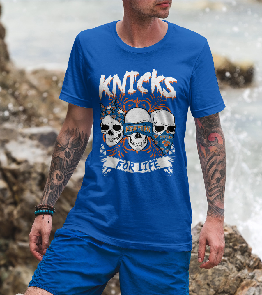 Knicks New York For Life T-Shirt