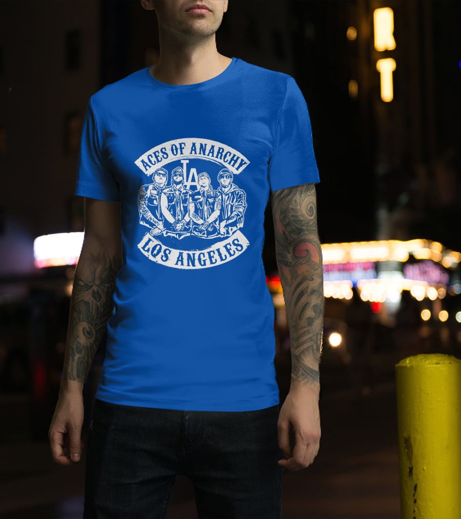 Aces Of Anarchy Los Angeles Dodgers T-Shirt