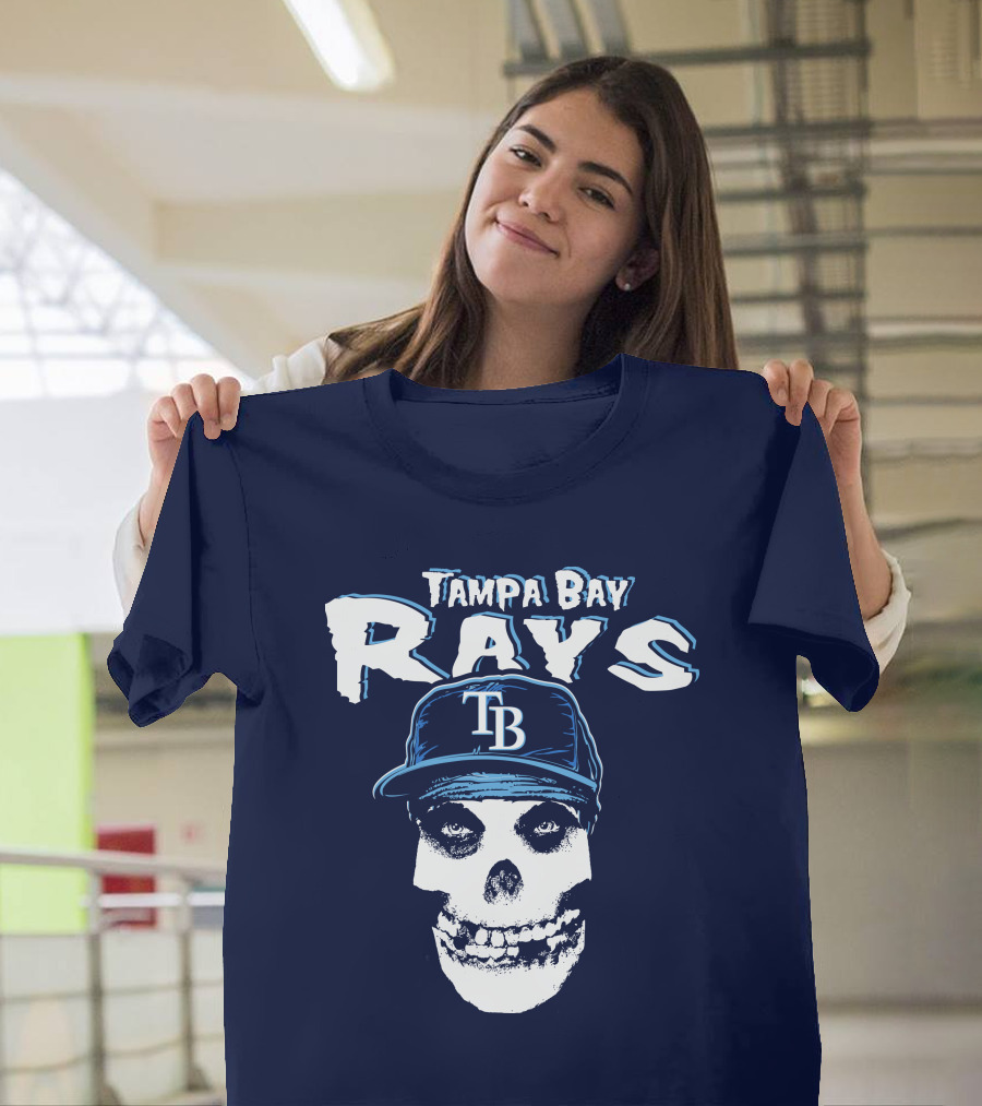 Tampa Bay Rays Tb Skull T-Shirt