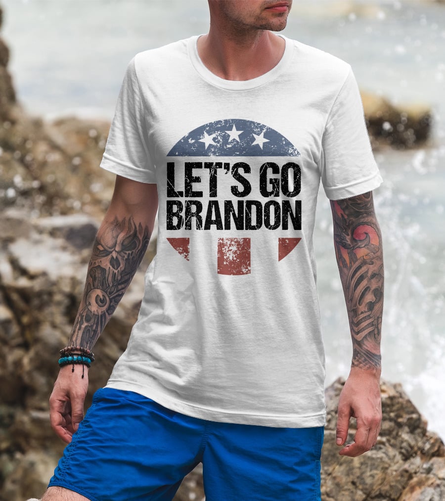 Let's Go Brandon Stars And Stripes T-Shirt