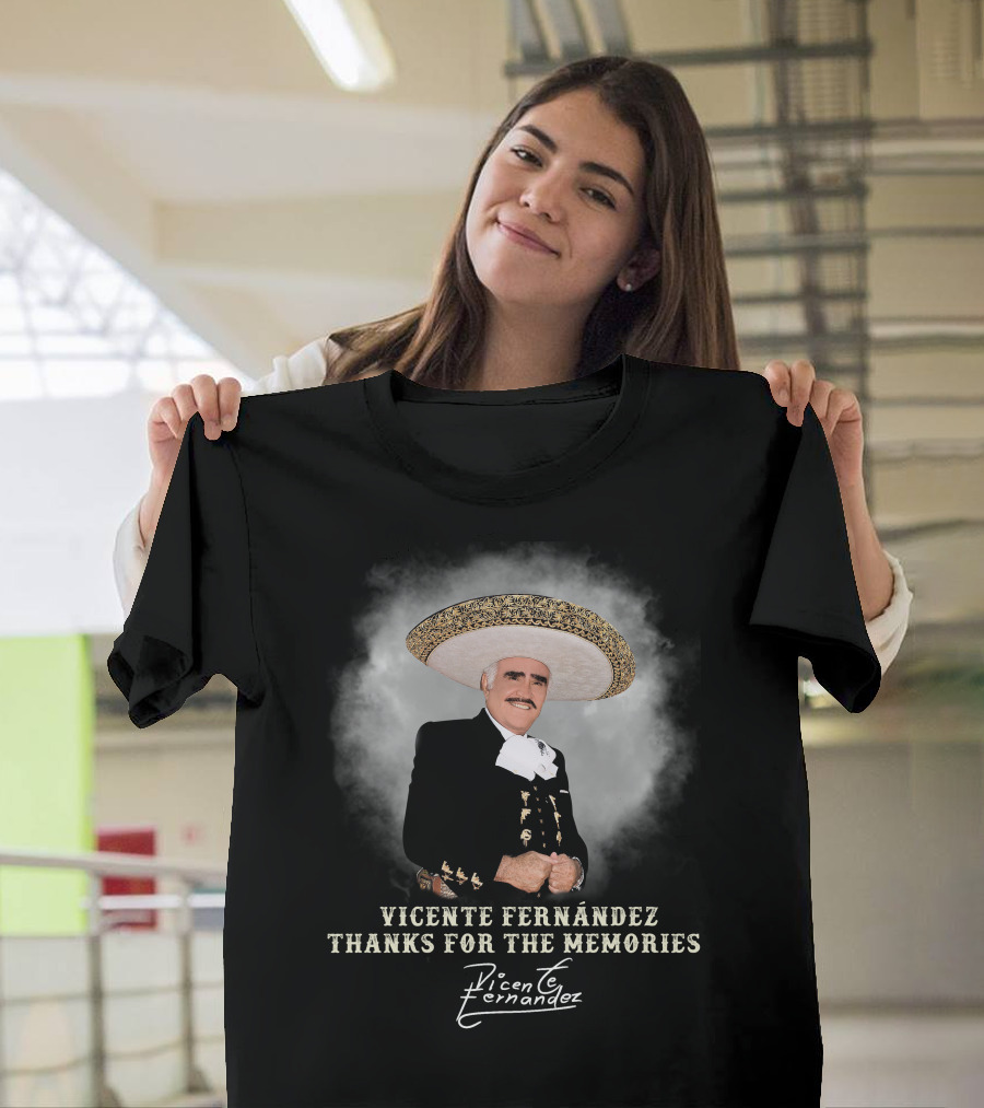 Vicente Fernández Thanks For The Memories T-Shirt