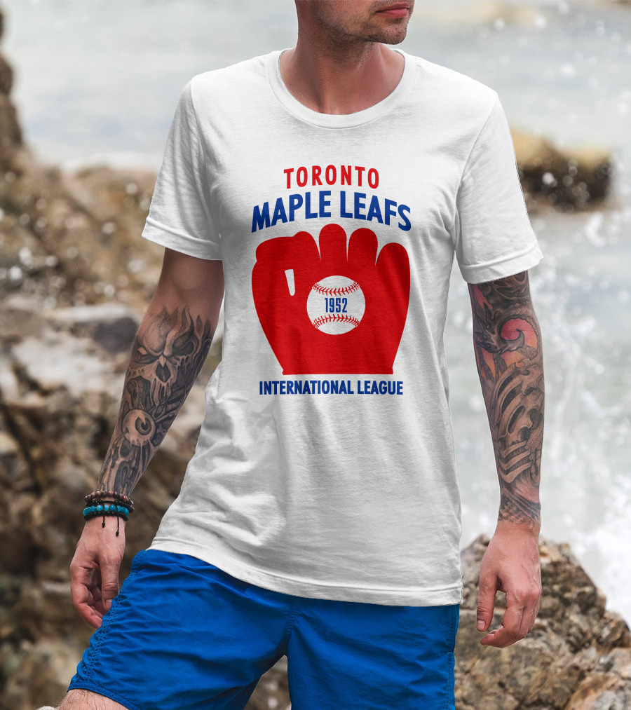 Toronto Maple Leafs 1952 International League Baseball Glove T-Shirt