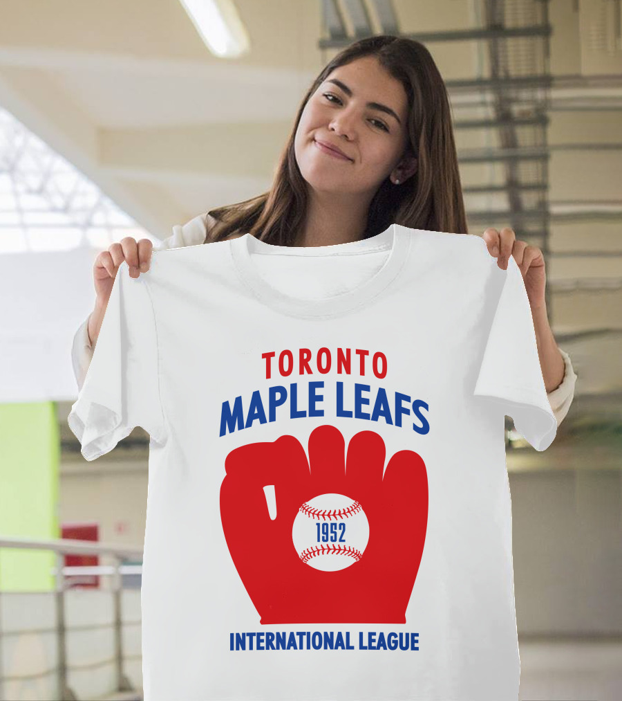 Toronto Maple Leafs 1952 International League Baseball Glove T-Shirt