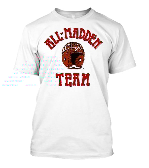 All Madden Team 1992 Old School Football Video T-Shirt