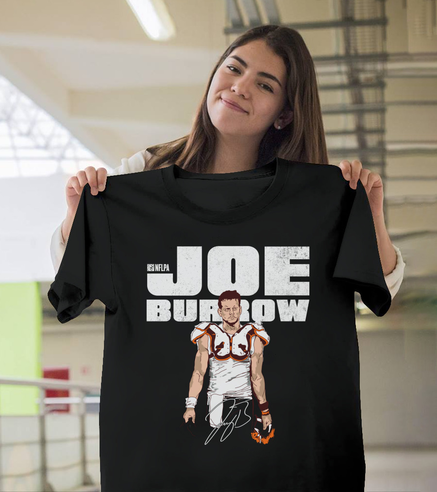 NFLPA Joe Burrow Football Player Youth T-Shirt