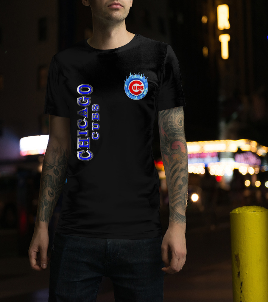Chicago Cubs Cubs Flame T-Shirt