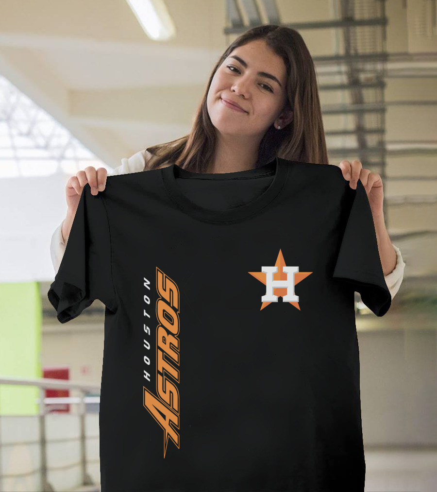 Houston Astros Mlb Team Logo H Star T-Shirt