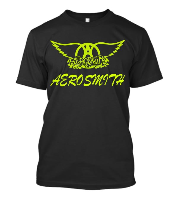 Aerosmith Logo Neon Winged T-Shirt