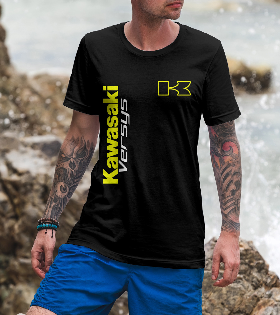 Kawasaki Versys 1 Yellow K T-Shirt