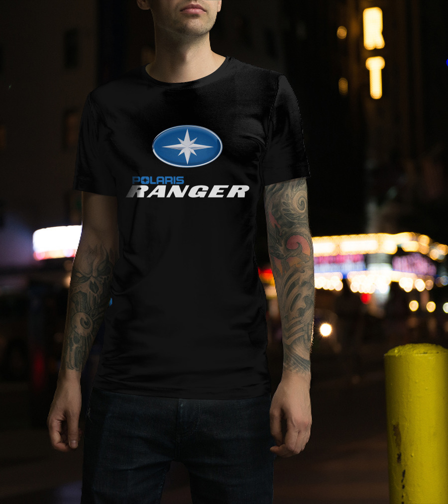 Polaris Ranger Oval Emblem Blue Star T-Shirt