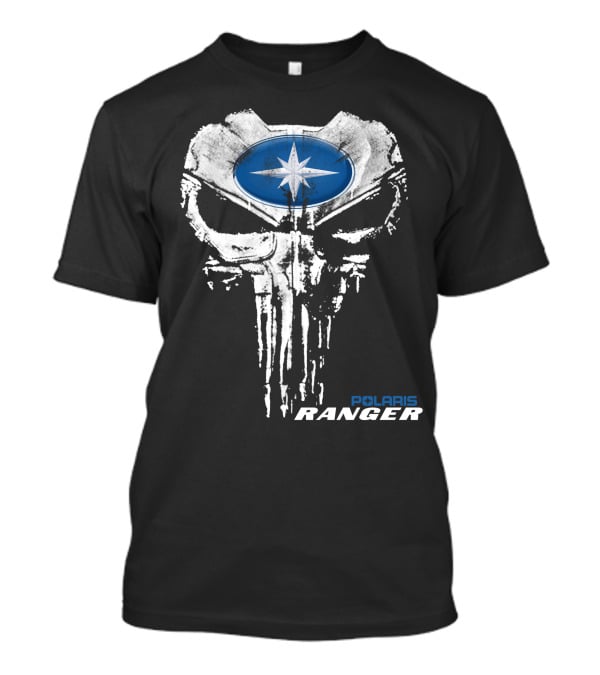 Polaris Ranger Skull Logo Star T-Shirt