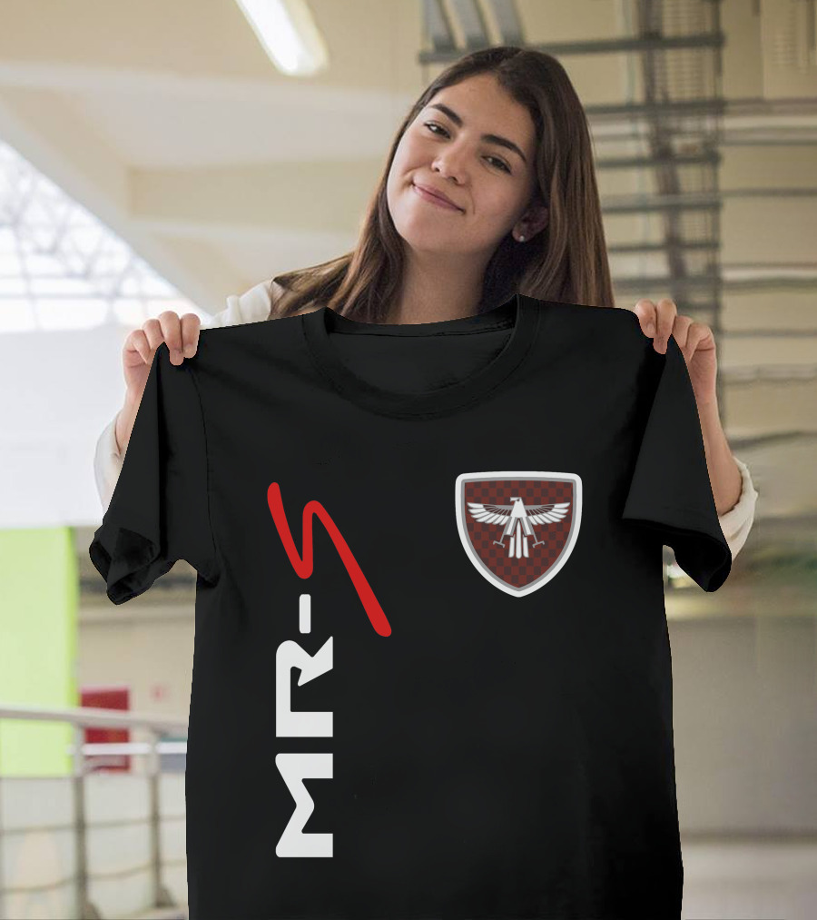 Mr-S Toyota Racing Logo With Red Stylized Text And Eagle Badge T-Shirt