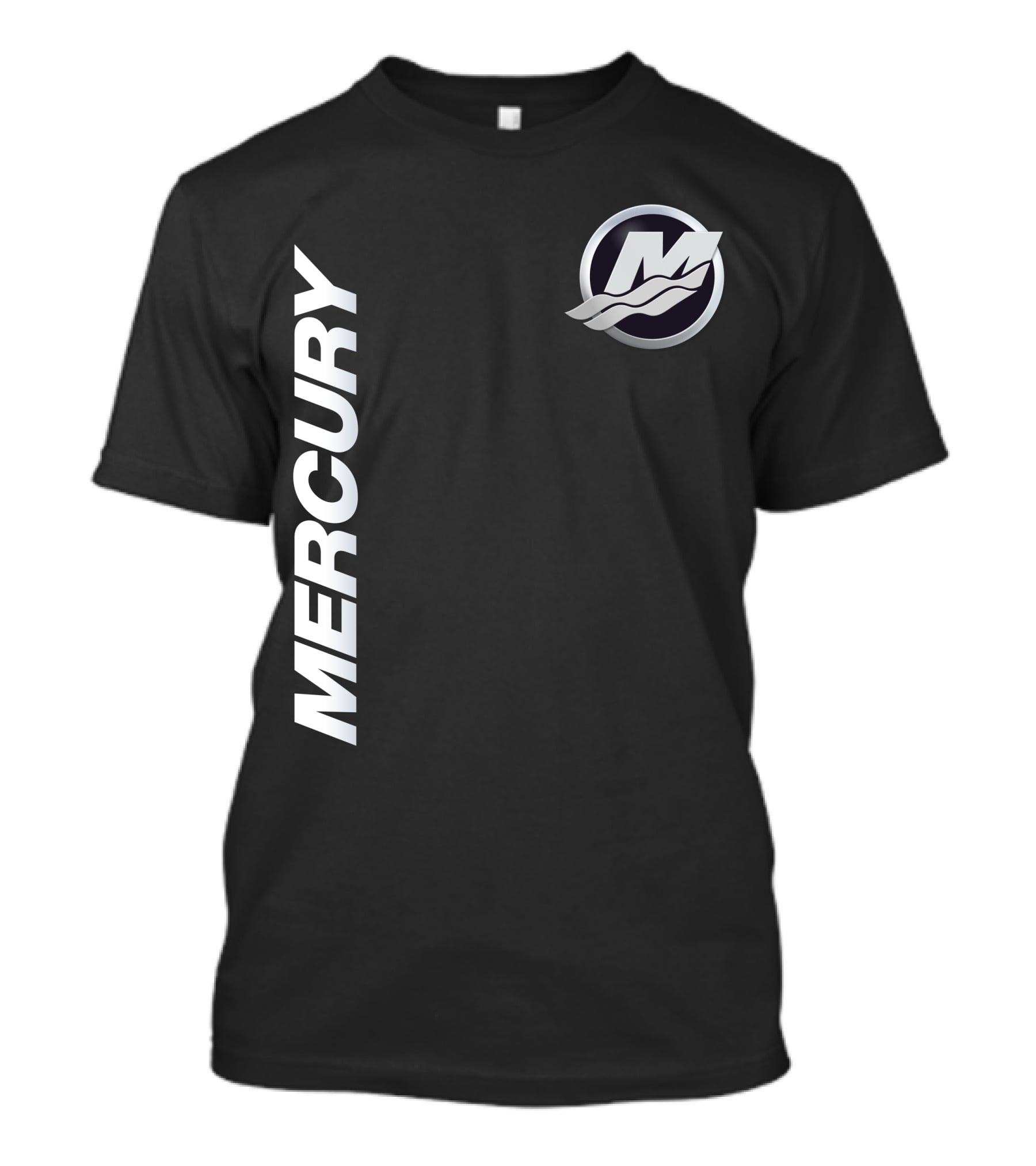 Mercury Marine 07 Logo With Stylized M And Waves T-Shirt