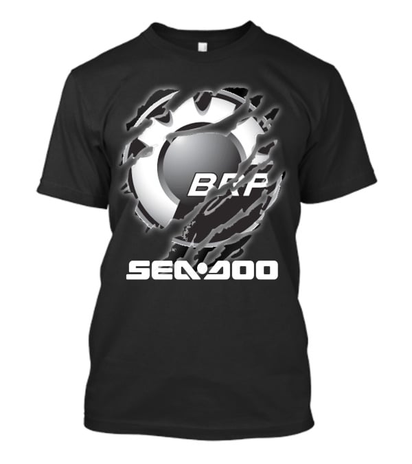 Brp Sea-Doo Logo Ripped Claw Marks T-Shirt