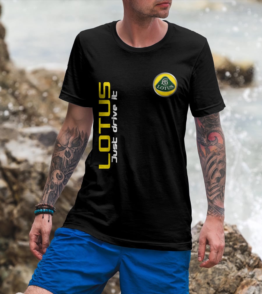 Lotus Just Drive It Logo Badge T-Shirt