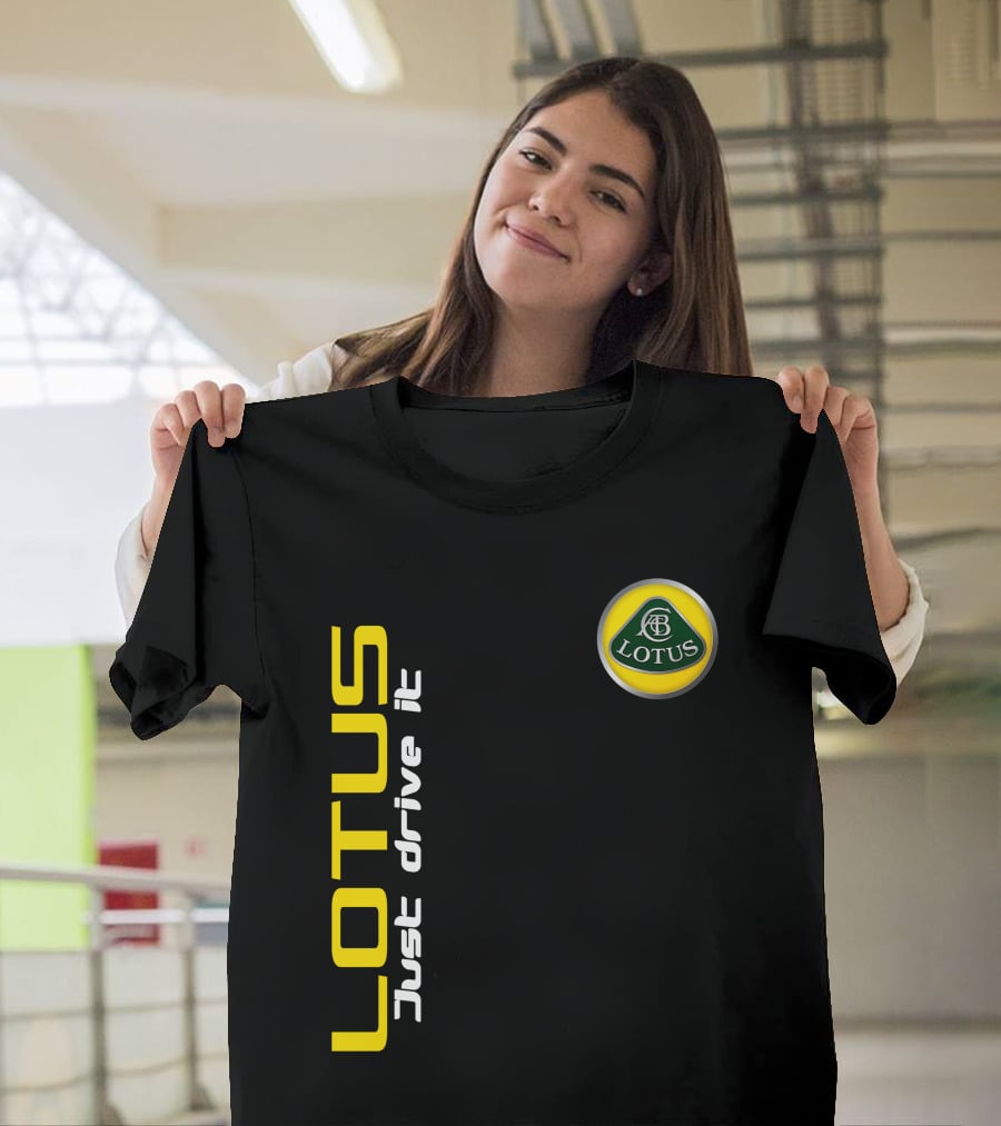 Lotus Just Drive It Logo Badge T-Shirt