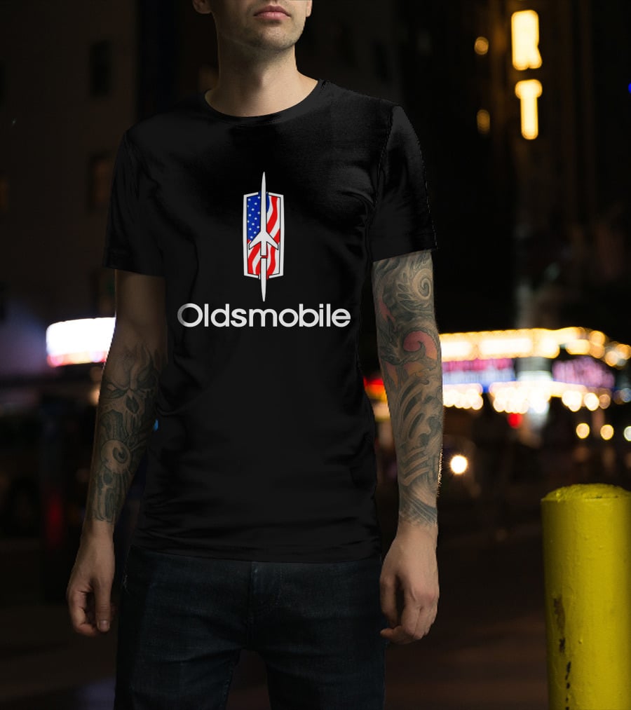 Oldsmobile American Flag T-Shirt