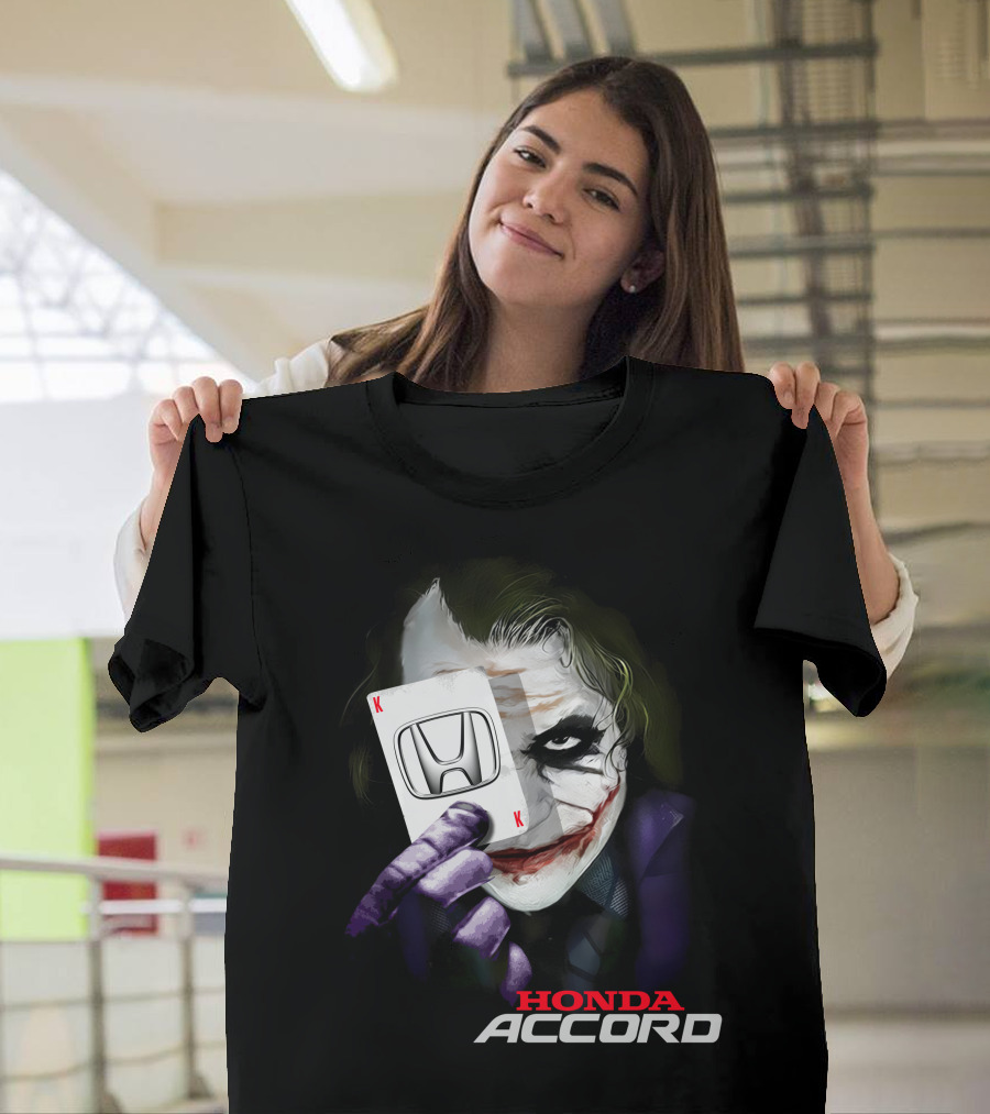 Honda Accord Joker Playing Card T-Shirt