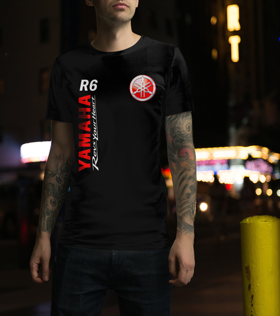 Yamaha R6 Revs Your Heart T-Shirt