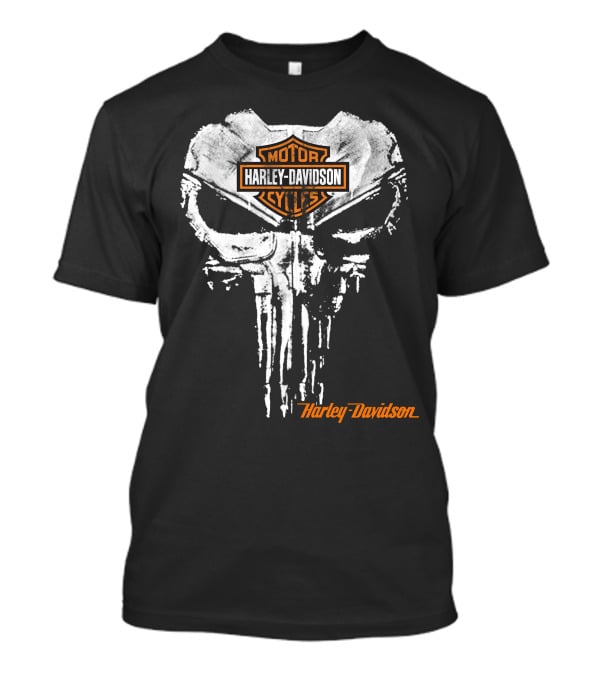 Harley Davidson Punisher Skull T-Shirt