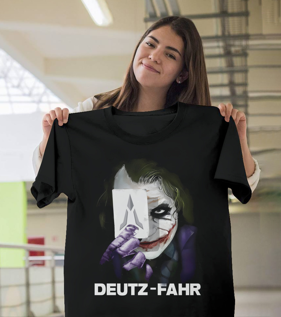 Deutz-Fahr Joker Card Dark Knight Style T-Shirt