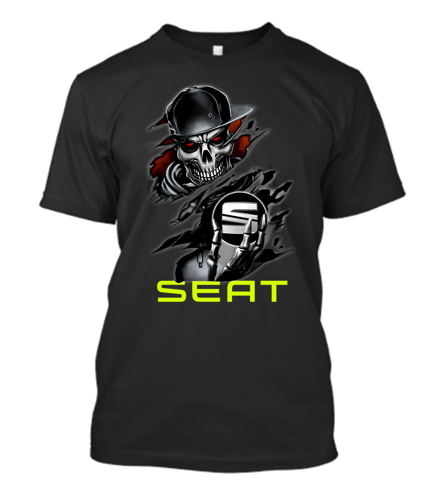 Seat Skull With Cap T-Shirt