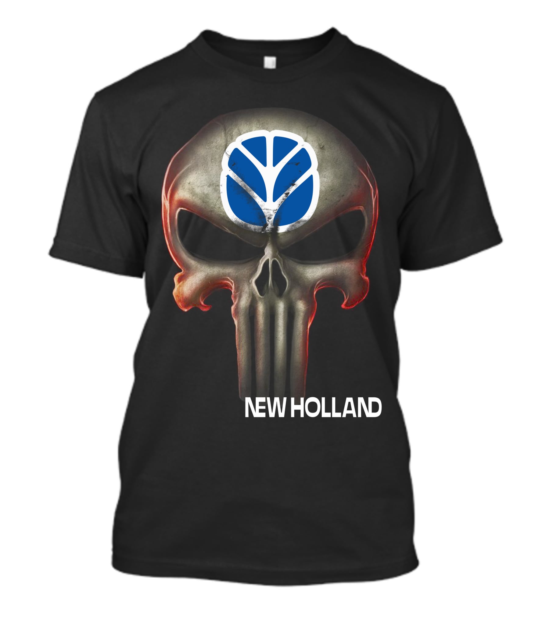 New Holland Punisher Skull T-Shirt